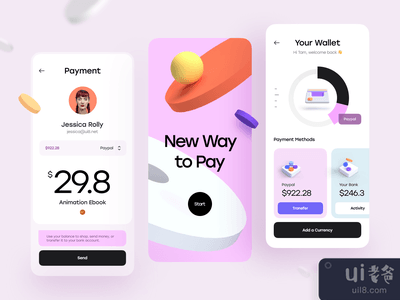 iPay - 移动应用程序概念(iPay - Mobile App Concept)