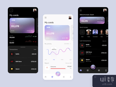 保持 - 银行应用程序的移动设计(Keep - Mobile Design for Banking App)