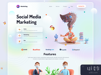 社会媒体营销网站(Social Media Marketing website)