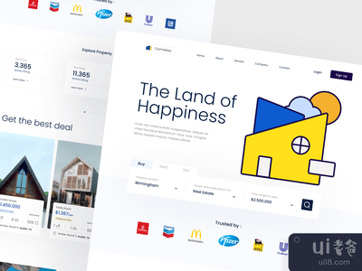 奥姆莱斯物业网站(Oomless Property Website)