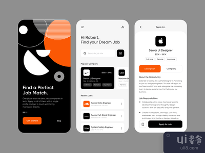 工作搜寻器移动应用程序(Job Finder Mobile App)