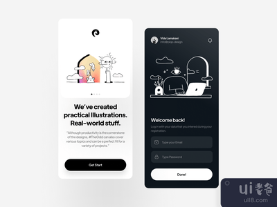 奇特的插图｜移动概念(The Odd Illustrations | Mobile Concept)