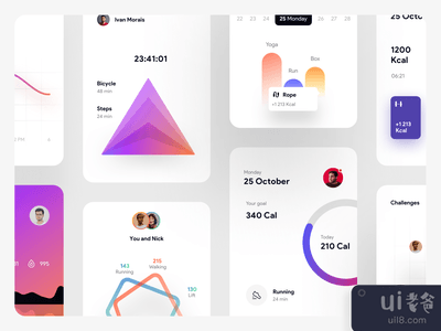 Daility 2 - Graph Kit [ 光线模式 ] 。(Daility 2 - Graph Kit [ Light mode ])