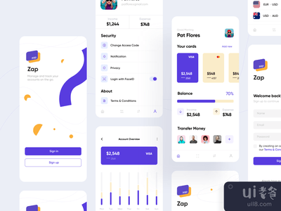 钱包应用设计(Wallet App Design)