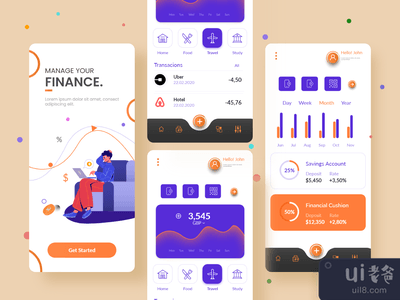 金融移动应用程序设计(Finance Mobile App Design)