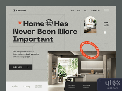 家纺网站(Homeblend Website)