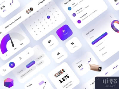 UI元素 浅色方案(UI Elements Light color scheme)
