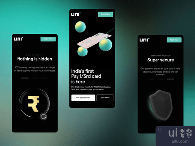 移动端的统一登陆页面(Uni Landing Page on Mobile)