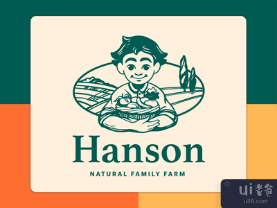 家庭农场标志动画(Family Farm Logo Animation)