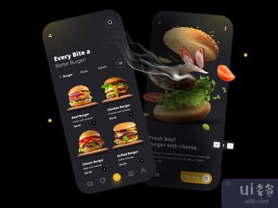 食品移动应用程序设计(Food Mobile App Design)