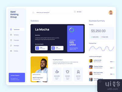 业务管理仪表板(Business Management Dashboard)