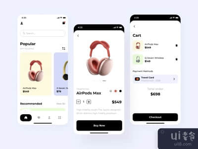 购物者》移动应用设计(The Shopper mobile app design)