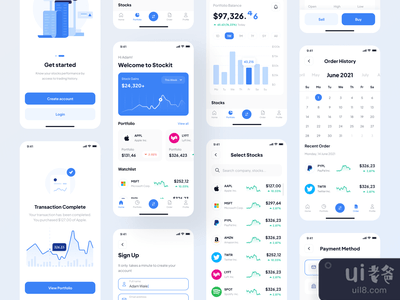 Stockit - UI Kit(Stockit - UI Kit)
