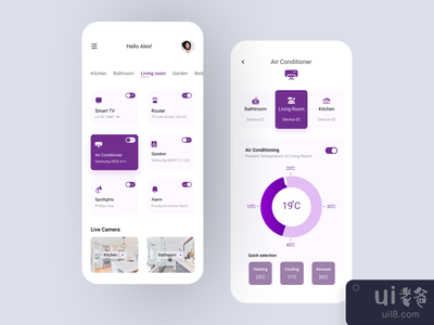 智能家居应用设计(Smart Home App Design)