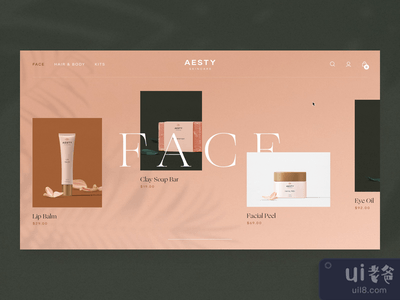 化妆品店网站互动(Cosmetics Store Website Interactions)
