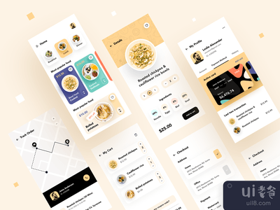 食品配送 - 移动应用程序(Food Delivery - Mobile App)