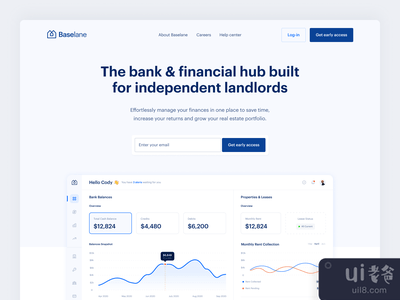 巴塞兰 - 登陆页(Baselane — landing page)