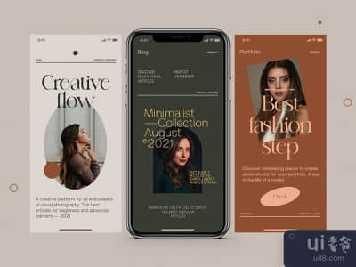 移动时尚和故事的布局(Mobile Fashion and Stories Layout)