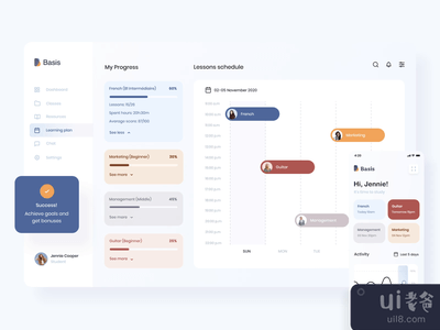 基础仪表板UI交互设计(Basis dashboard UI interaction design)