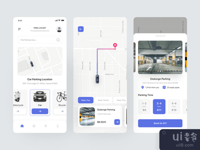 Parkirke - 停车位移动应用程序(Parkirke - Parking Spot Mobile App)