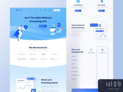 广告块登陆页(Ad block landing page?)