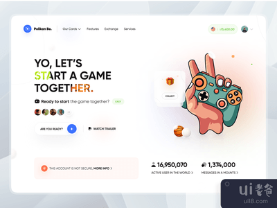 在线游戏网站(Online Gaming Website)