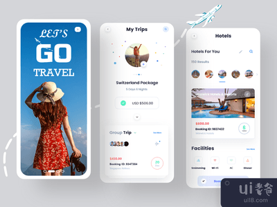 旅游应用设计(Travel App Design)