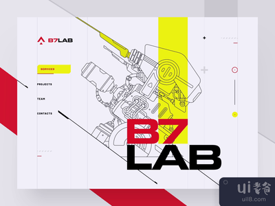 B7实验室/网站设计/动画(B7 Lab / Web site design / Animation)