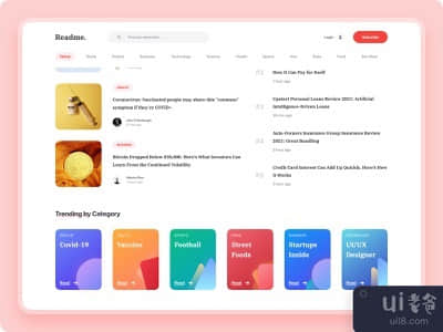 新闻网页设计探索(News Web Design Exploration)