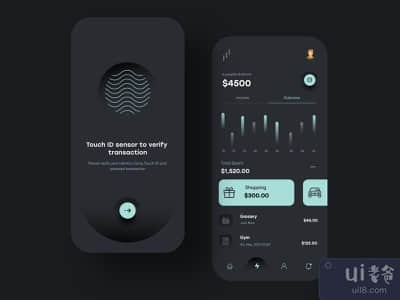金融应用UX UI设计(Finance App UX UI Design)
