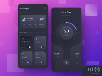 探索智能家居--黑暗模式(Exploration Smart Home - Dark Mode)