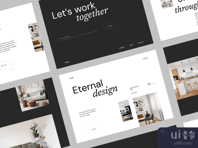 视觉 - 室内设计的网页设计(Visual - Web Design for Interior Design)