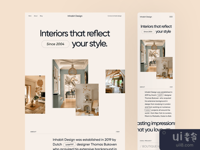 Inhabit - 移动响应式设计(Inhabit - Mobile Responsive Design)