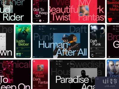 Spotify - 布局探索(Spotify — Layout Exploration)