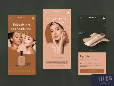 化妆品电商移动网站(Cosmetics Ecommerce Mobile Website)
