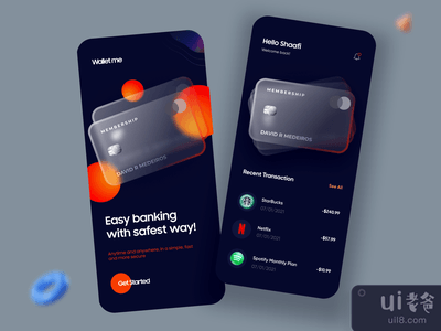 银行/卡/金融应用(Banking / Card / Finance App)