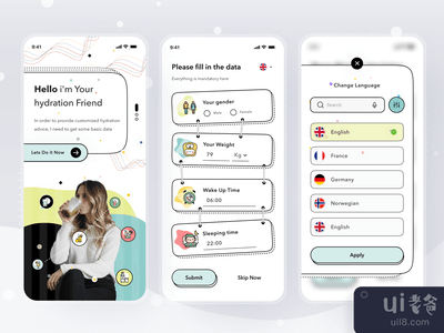 水提醒应用程序(Water Reminder App)