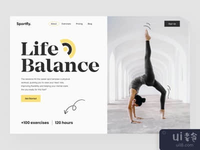 Sportfly主页设计(Sportfly home page design)