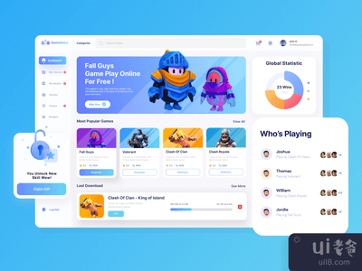 游戏仪表板 - Gameliebe(Game Dashboard - Gameliebe ?)