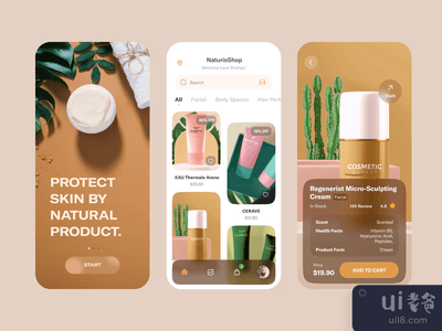电子商务iOS应用程序动画(E-Commerce iOS App Animation)