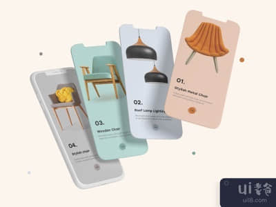 家具入职的UI设计(Furniture Onboarding UI Design)