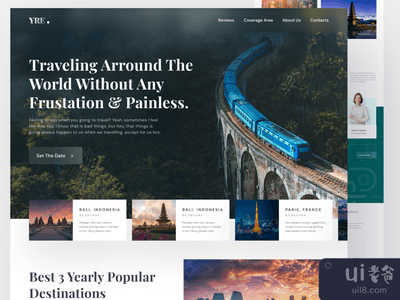 YRE - 旅行社登陆页面(YRE - Travel Agency Landing Page)