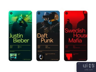 Spotify - 布局探索(Spotify — Layout Exploration)