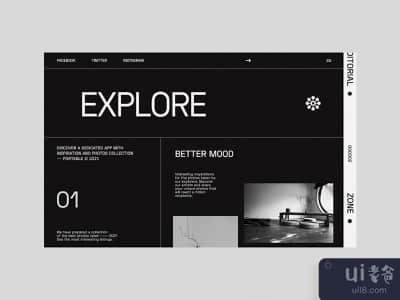 探索--网站概念(Explore - Website concept)