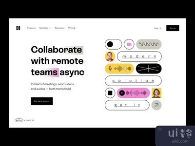 网页设计：产品页面(Web design: product page)
