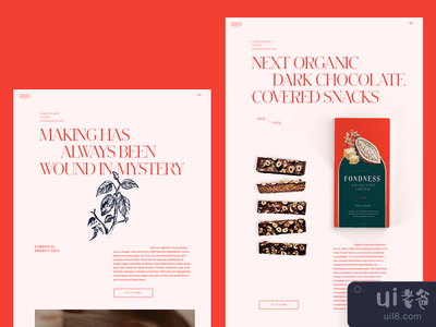 糖果店网站设计(Confectionery Website Design)