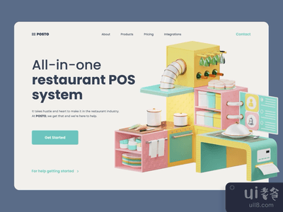 POSTO。B2B餐厅管理平台(POSTO. B2B Restaurant Management Platform)