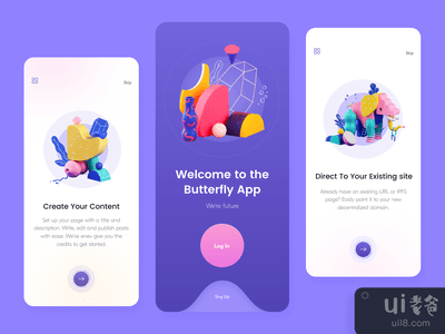 蝴蝶 // 移动应用程序(Butterfly // Mobile App)
