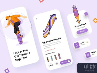 滑板移动应用程序(Skateboard Mobile App)