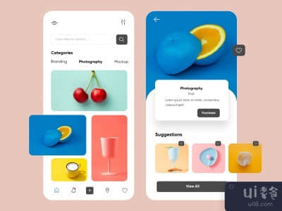 创意移动应用-UX/UI设计(Creative Mobile Application-UX/UI Design)